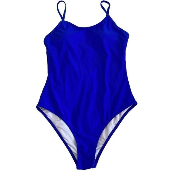 NWOT Speerise Royal Blue One Piece Backless Tummy Control 1 Piece Swimsuit - Siz - Picture 4 of 8